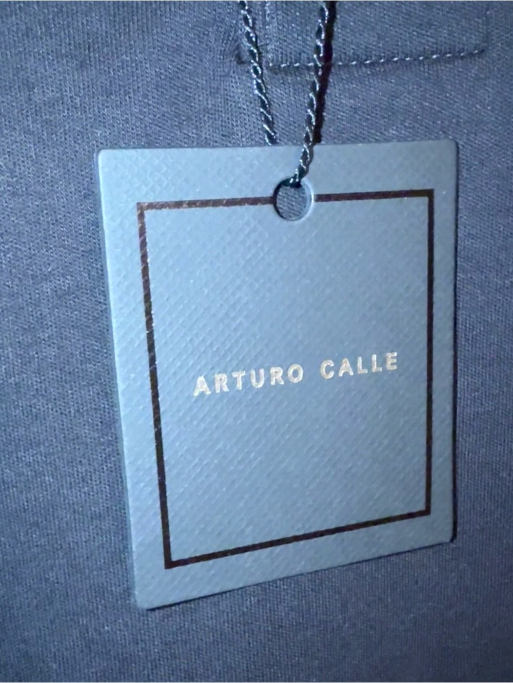 NWT Arturo Calle Men’s Black Cotton Polo Shirt Large - Picture 3 of 7